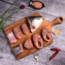 Rohu curry cut pcs w/o head  size 4-6kg
